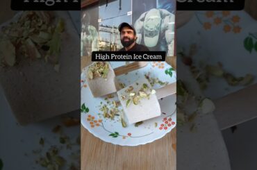 Gym Coach Nitesh soni's High Protein Ice-cream Recipe #shorts #recipe #healthy #icecream