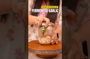 Fermented Garlic | Probiotic | Gut Friendly Garlic Pickle #recipe #probiotics #healthy #guthealth