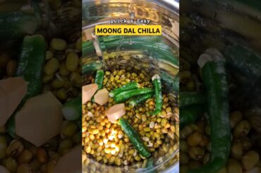 Moong Dal Chilla l Easy and Healthy Breakfast Recipe l Chilla Recipe l Homefood With Nisha l #shorts