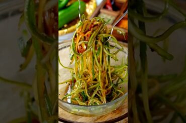Cucumber Noodles for weight loss | Cucumber Salad #cucumber #youtubeshorts #shorts #viralshorts