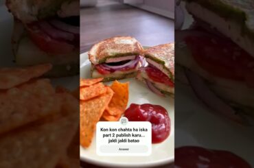 High Protein Veg Sandwich for Weight Loss | Easy 5 Min Healthy Breakfast! #sandwich #gymdiet