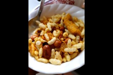 Murmura Namkeen in 5 Mins| Healthy Snacks Recipe | Low Calorie | High Protein | Puffed Rice | Shorts