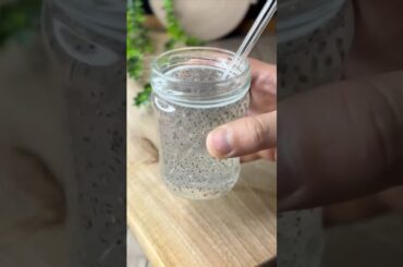 Fast weight loss drink | Chia seed drink  #shorts #asmr #weightloss