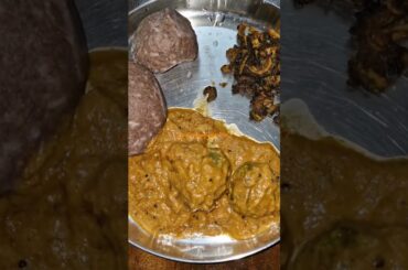 #food #afternoon #foodies #homemade #healthy #satisfying #lunch #eggplant #masala #bittergourd #fry