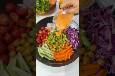 Healthy salad Recipe #salads #chipotle #saladrecipe #weightlossrecipe #shorts #youtubeshorts #viral