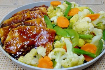 HEALTHY, NUTRITIOUS AND AFFORDABLE RECIPE! SIMPLE AND EASY TO MAKE #tofusteakandsteamedveggies
