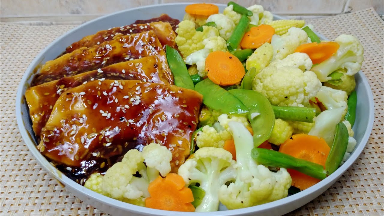 HEALTHY, NUTRITIOUS AND AFFORDABLE RECIPE! SIMPLE AND EASY TO MAKE #tofusteakandsteamedveggies HEALTHY, NUTRITIOUS AND AFFORDABLE RECIPE! SIMPLE AND EASY TO MAKE #tofusteakandsteamedveggies