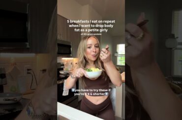 5 new healthy high protein breakfast recipes for short girlies (under 15 mins, 30g+ protein)