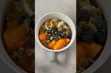 Breakfast | Overnight Oats w/ Fruit #breakfast #recipe #healthy #food #mealprep #oats