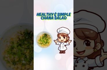 Healthy Chana/Chickpea Salad #recipe #cooking #shorts #foodie #recipes