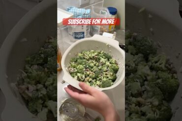 Chilled Broccoli Salad - perfect for summertime #easy #recipe #healthy