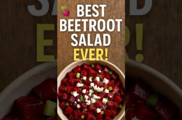 Classic Beetroot Salad Recipe | Easy & Healthy Roasted Beetroot Dish