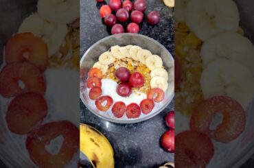 Quick & Healthy Breakfast Bowl | Chia pudding | Weight loss recipe #chiapudding #fitfood #shorts