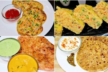 4 Ways of Healthy Breakfast Recipe | Easy Breakfast Recipes