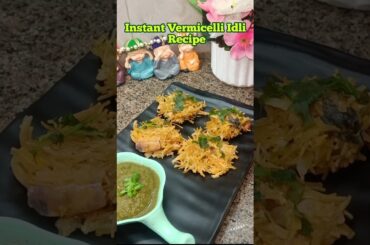 Instant Vermicelli Idli Recipe | Healthy Breakfast in 10 Minutes! #shorts #ytshorts #trending