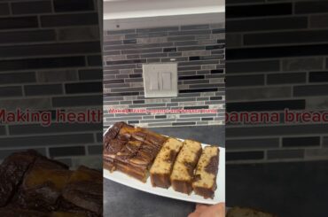 Healthy Peanut and Banana Bread #bread #healthy #baking #food #viralvideo #recipe #cooking #cake