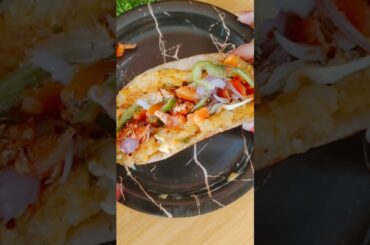 DELICIOUS veggies packed Tacod Recipe | How to make Healthy Tacos #shorts #cooking #recipe #health
