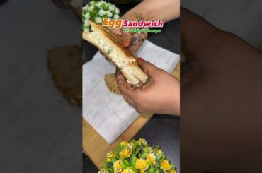 Healthy Egg Sandwich Recipe | #shorts