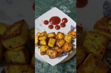 #Tawa Paneer Fry# evening snacks # 5 minutes Recipe #Shorts #Healthy Recipe #yum.