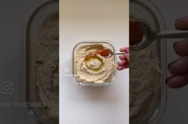 Hummus recipe #hummus #healthyrecipes #drvidhichawla #shorts