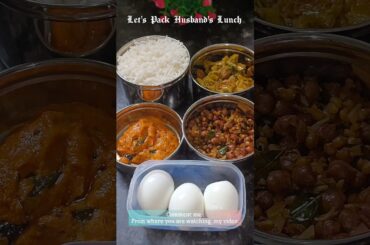 Let's Pack husband's lunch | Healthy lunch box #shorts #food #shortsfeed  #kids #husband #love #yt