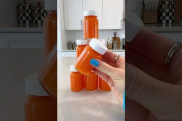 Wellness Shots #asmr #restock #satisfying #relaxing #asmrsounds #fyp #recipe #shorts #healthy