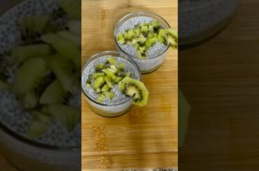 Kiwi Chia Pudding #shorts #reels #recipe #cooking #asmr #food #healthyrecipes #protein #easy #yt