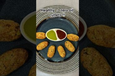 How to make Healthy Cutlets at Home | Oats Recipe | High Protein Recipe #shorts #thekitchenbeats24