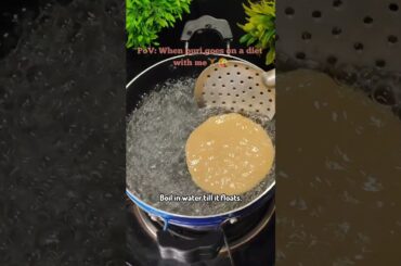 No Oil, No Frying! Viral Crispy Puri Recipe | Guilt-Free Indian Snack for Weight Loss#zerooil #nooil