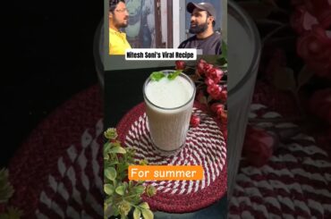 Viral Fitness Coach Nitesh Soni's Protein Meal  Recipe | SATTU SHAKE  | #shorts