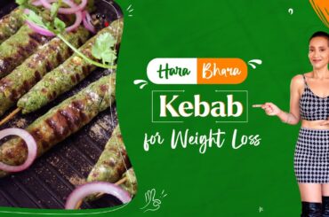Hara Bhara Kabab for Weight Loss | Paneer kebab recipe | Palak recipes | Indian Spinach diet Richa