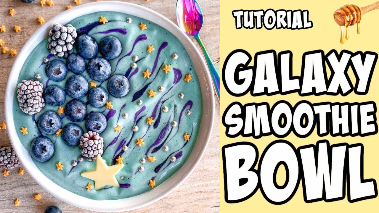 Galaxy Smoothie Bowl! Recipe tutorial #Shorts Galaxy Smoothie Bowl! Recipe tutorial #Shorts