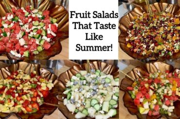 5 Fresh & Easy Fruit Salad Recipes | Healthy, Colorful & Delicious