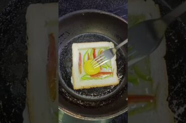 just egg with bread! | easy breakfast recipe #shorts #viralshorts #breakfast
