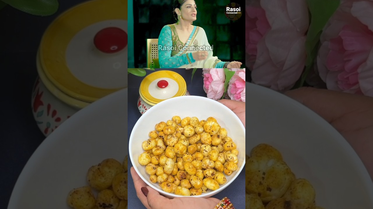 Raveena Tandon’s Favorite Healthy Makhana Snacks Recipe #shorts #raveenatandon #ashortaday Raveena Tandon's Favorite Healthy Makhana Snacks Recipe #shorts #raveenatandon #ashortaday