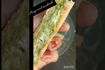 hung curd sandwich,dahi sandwich,healthy sandwich#easyrecipe #breakfast receipe#quick breakfast