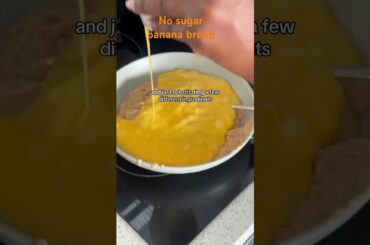 The healthiest no sugar banana bread recipe #viralvideo  #recipe #bananabread #trendingshorts
