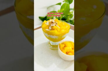 Mango coconut Chia pudding recipe | quick healthy desert recipe #shorts #trendingshorts #weightloss