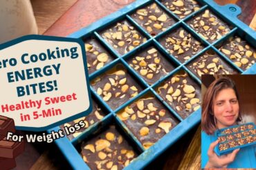 No-Cook Healthy Energy Bites Recipe | Guilt-Free Sweet Snack in 5 Minutes | Weight Loss Treats