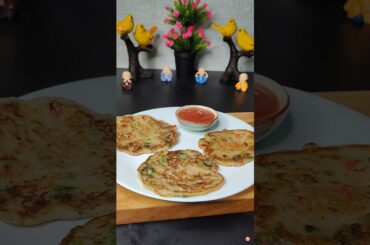 Healthy Poha Chilla Recipe #shorts #recipe #poha #chill #healthy