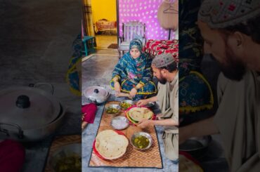 Simple & Healthy Lunch Routine | Aloo Palak with Chapati #youtubeshorts