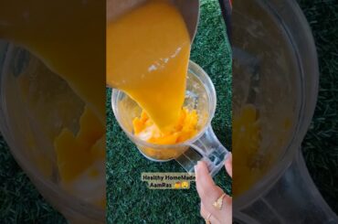 Healthy Homemade Aamras #shorts #aamras #summerdrink  #summer #recipe