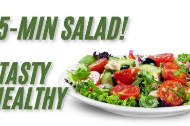5-Minute Salad Recipe | Tasty, Healthy & Super Quick| Healthy Salad Recipe for Busy Days |