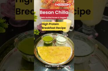 Aap ise kya kahenge Chilla Dosa ya Pizza ? Paneer Stuffed Besan Chilla | Paneer Chilla #shorts #easy