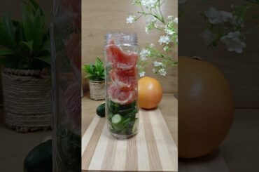 Grapefruit and Cucumber #Juicing for Weight Loss #ASMR #recipe