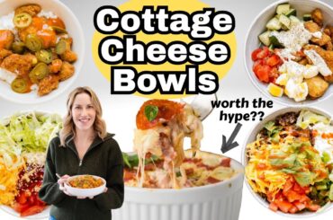 You CAN'T EVEN Tell These Have Cottage Cheese (High Protein Bowls)