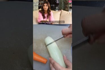 shilpa shetty's favorite healthy salad #shilpashetty #favorite #celebrity #viralvideo #recipe