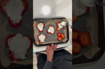 Strawberry Sweet Treat #HealthySnacks #homemadefood #strawberry