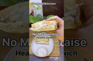 No Mayonnaise Challenge | High protein sandwich #youtubeshorts #viralshort #trending #viral #shorts