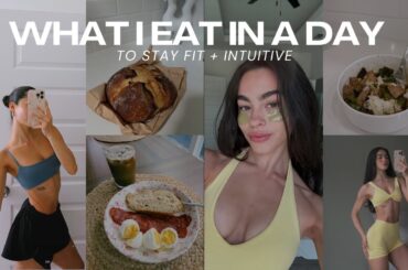 What I Eat in A Day | realistic healthy meals, vlog, pilates